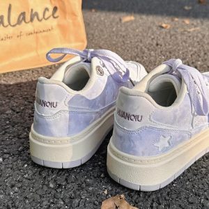 Purple Kaalixto Sneakers - Y2K Fashion Statement Footwear