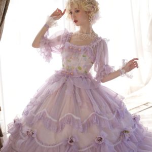 Purple Lolita Dress - Women's Cosplay Costume