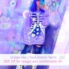 Purple Rib Cage Unisex Sweatshirt - Y2K Clothing - Pastel Goth Skeleton Harajuku