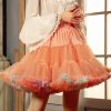 Rainbow Lolita Tulle Puffy Skirt - Y2K Clothing