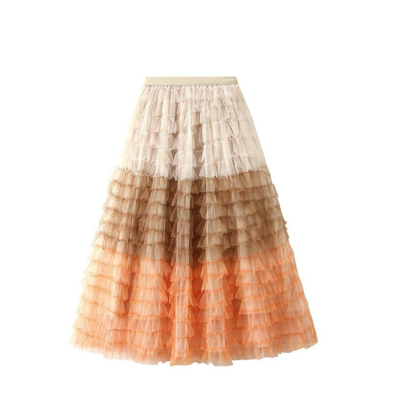 Romantic Layered Tulle Skirt - Y2K Clothing