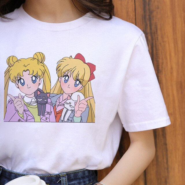 Sailor Moon Anime Shirt - Kawaii Harajuku Aesthetic