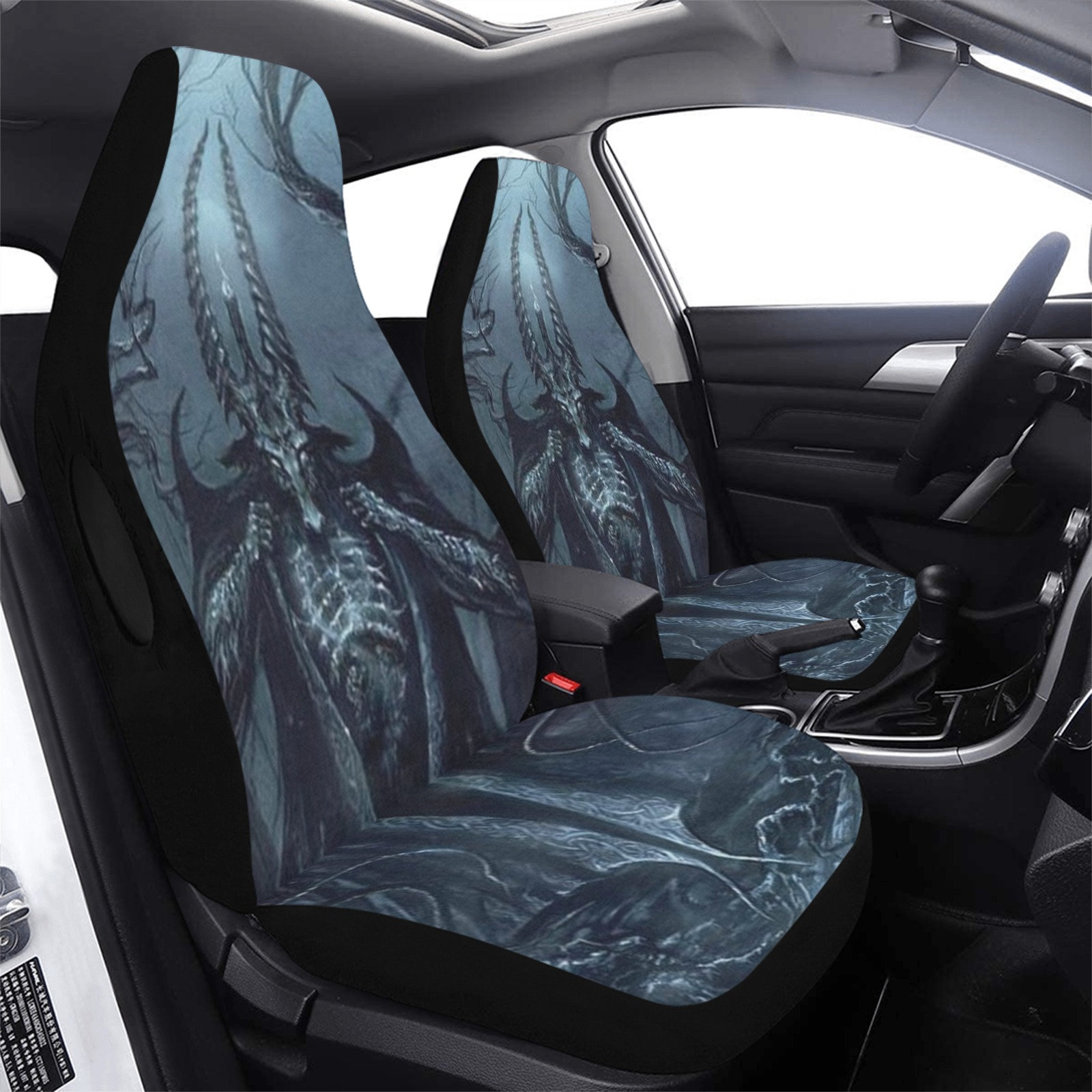 Satanic Baphomet Car Seat Covers - Set of 2