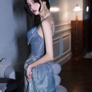 Starry Sky Gradient Fairy Dress - Y2K Clothing