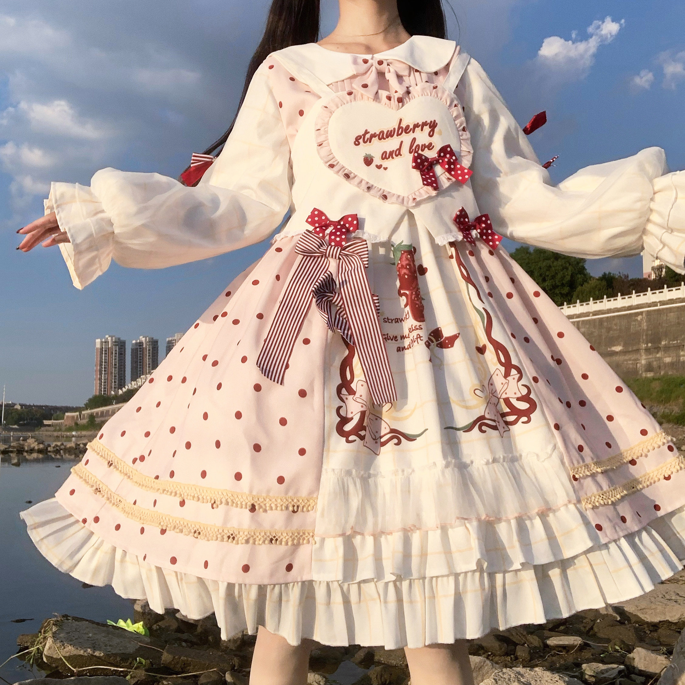 Strawberry Lolita Dress - Y2K Fashion Statement