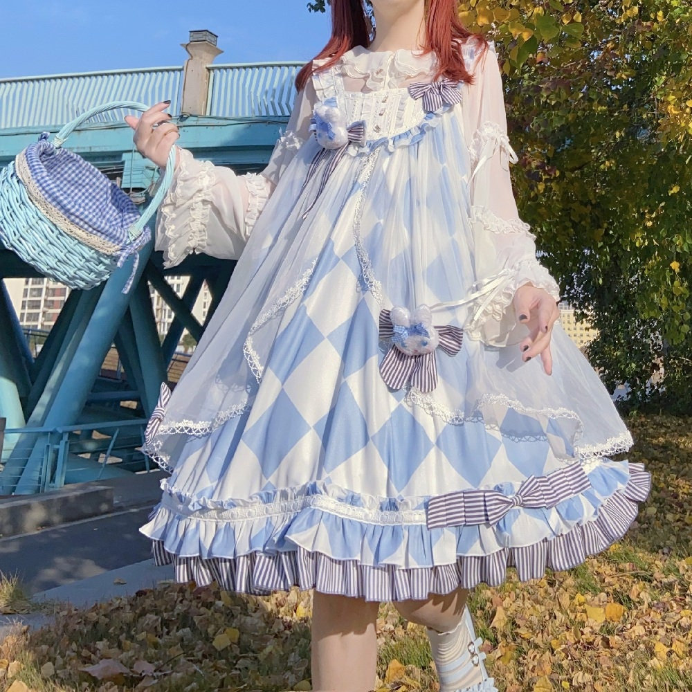 Stunning Blue Lolita Fairy Dress - Enchanting and Elegant