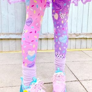 Sweethearts Fairy Kei Leggings/Tights - Y2K Clothing