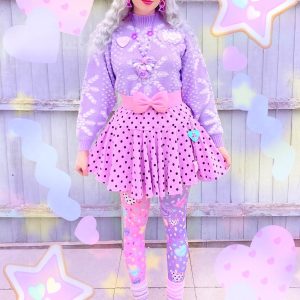 Sweethearts Fairy Kei Leggings/Tights - Y2K Clothing