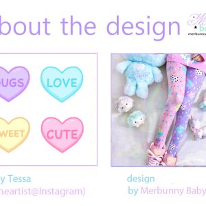 Sweethearts Fairy Kei Leggings/Tights - Y2K Clothing