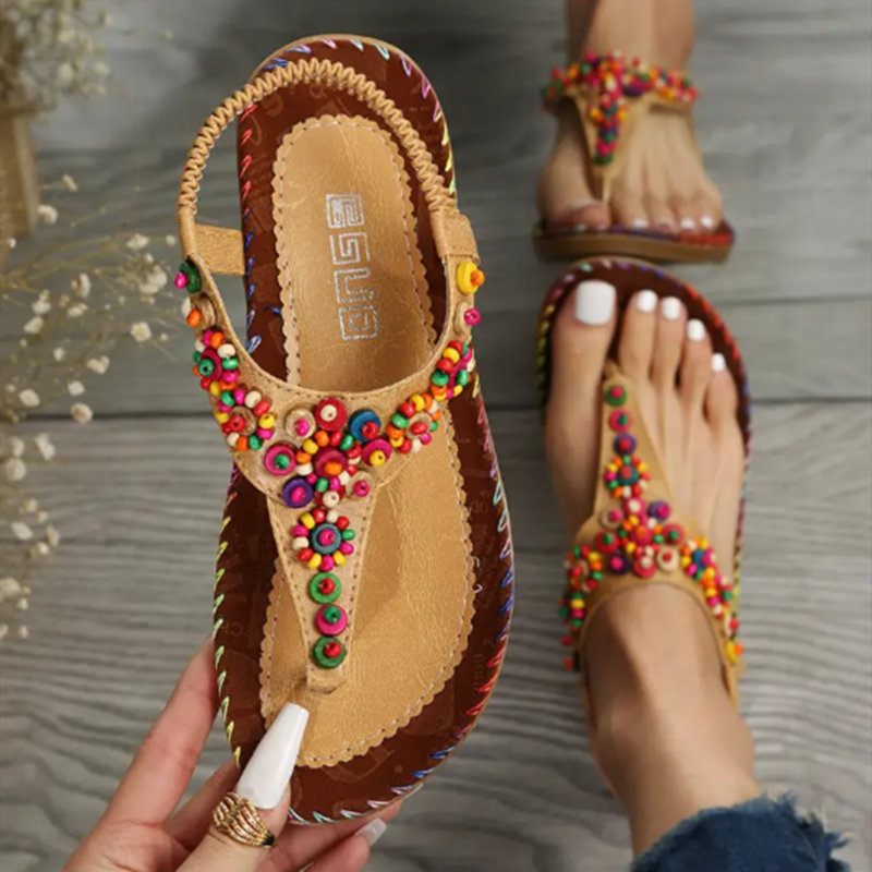 Trendy Bohemia Style Women's Flat Sandals - Perfect for Summer