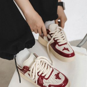 Trendy Butterfly Platform Sneakers for Fashion-Forward Individuals