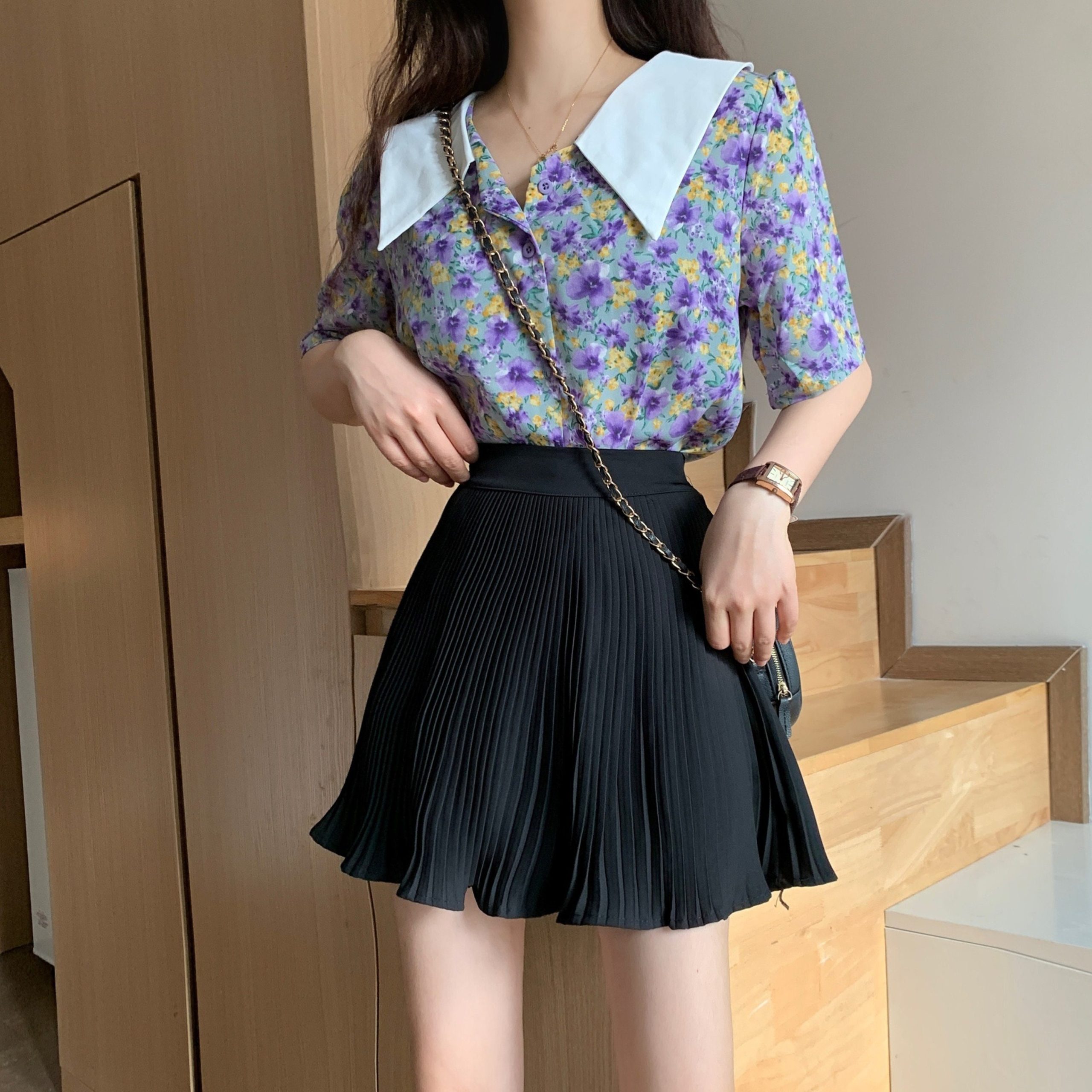 Trendy Y2K Pleated Mini Skirt: Embrace Retro Chic Style