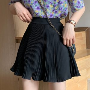 Trendy Y2K Pleated Mini Skirt: Embrace Retro Chic Style