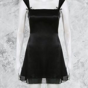 Trendy Y2K Sleeveless Mini Dress: Embrace Retro Chic Style