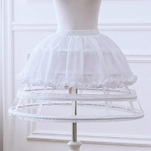 Victorian Bustle Cage Hoop Skirt - Y2K Clothing