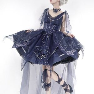 Vintage Gothic Lolita Dress - Classic Charm with a Dark and Mysterious Twist