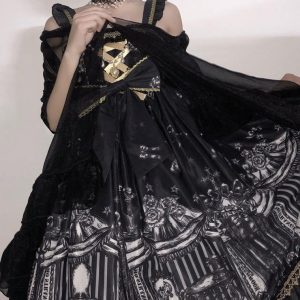 Vintage Y2K Gothic Lolita Dress | Embrace the Timeless Elegance
