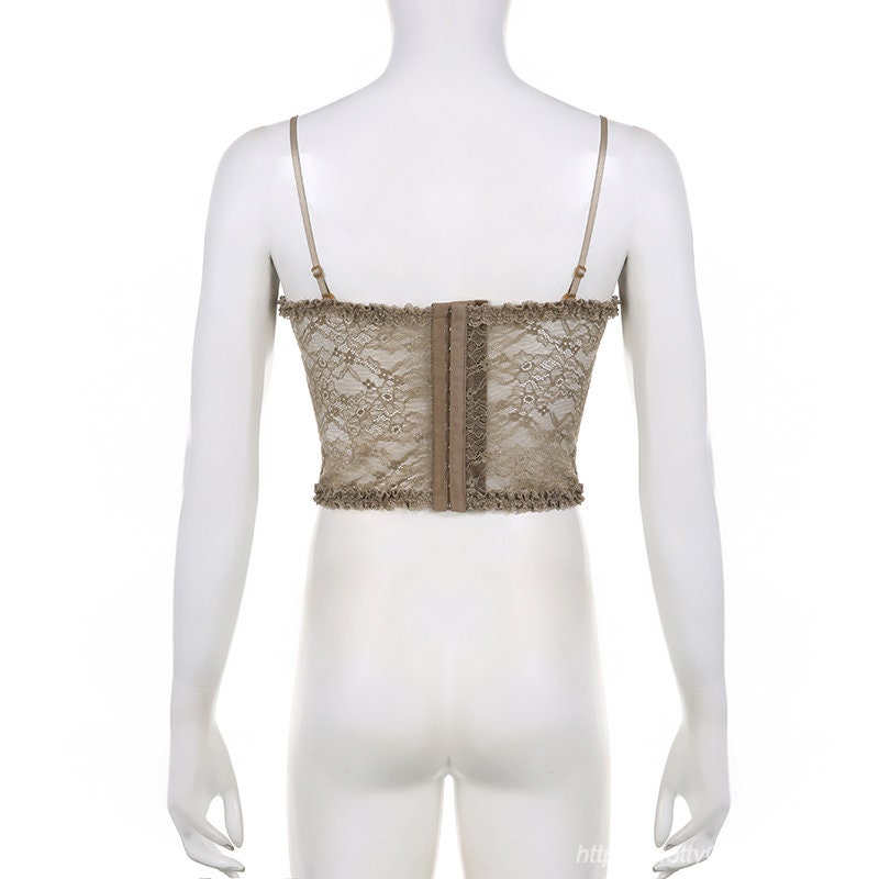 Vintage Y2K Sleeveless Crop Top - Retro Style for Effortless Chic