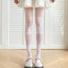 White Bear Thigh Stocking - Y2K Fashion