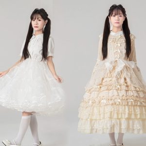 White Fluffy Petticoat for Women - Y2K Clothing