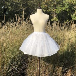 White Fluffy Petticoat for Y2K Clothing Fashion