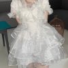 White Lolita Dress - Women's Fairy Cosplay OP