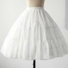 White Lolita Fluffy Petticoat - Y2K Clothing