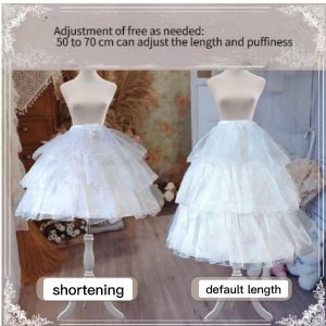 White Lotus Leaf Fluffy Lining Skirt - Y2K Clothing