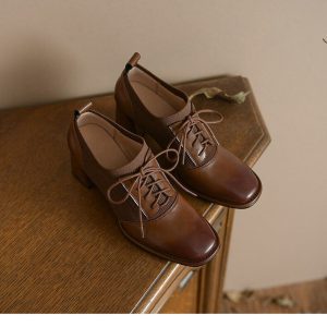 Women's Oxford Pump Heels - British Dress Shoes