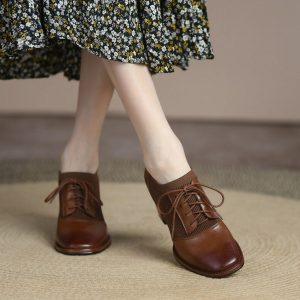 Women's Oxford Pump Heels - British Dress Shoes