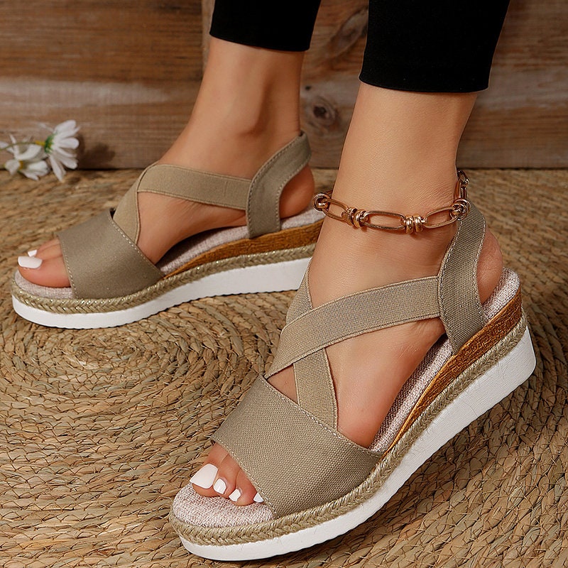 Women's Platform Gladiator Wedge Sandals