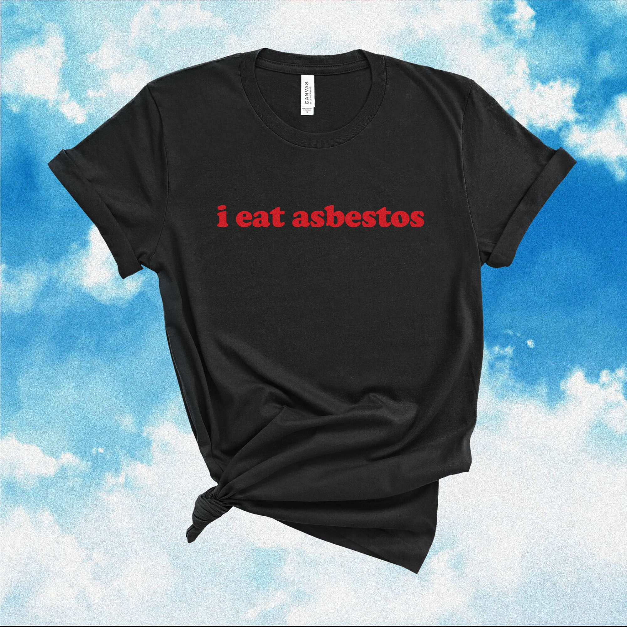 Y2K Asbestos Shirt | Sarcastic Tee | Funny Meme Gift