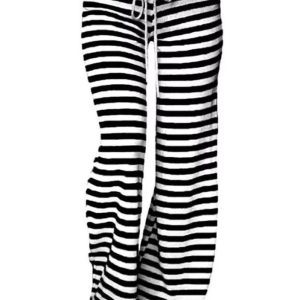 Y2K Baggy Striped Pyjama Bottoms