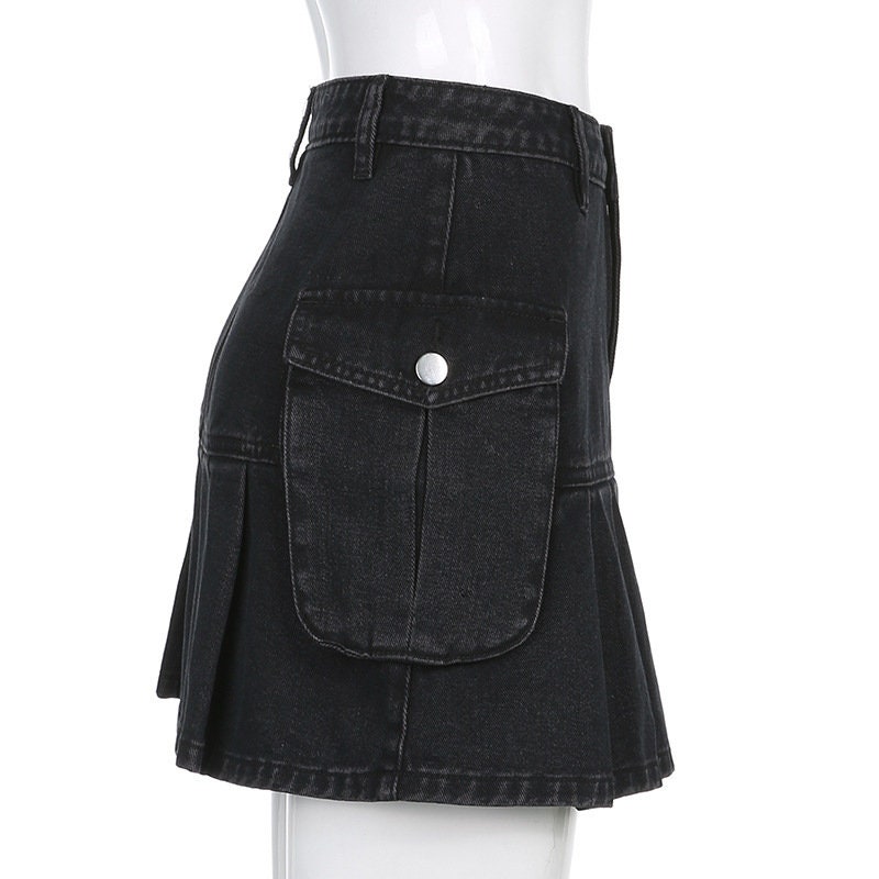 Y2K Black Trendy Skirt - Stylish and Versatile Skirt for Fashionable Women