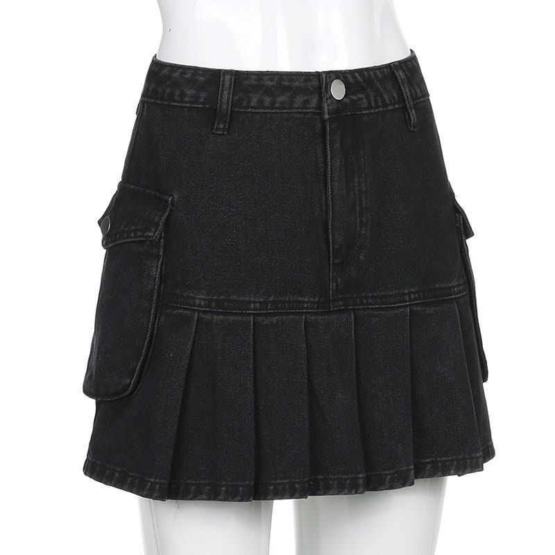 Y2K Black Trendy Skirt - Stylish and Versatile Skirt for Fashionable Women