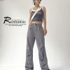 Y2K Black/Gray Baggy Wide Leg Sweatpants