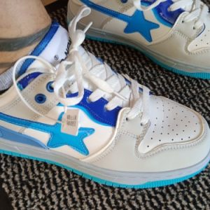 Y2K Blue BAPE STA Shoes - Iconic Fashion Statement