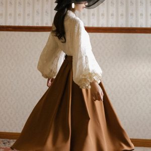 Y2K Brown Gothic Lolita Party Dress - Antique Summer Girl Gift