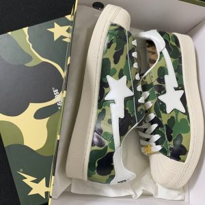 Y2K Camouflage Bapesta Sneakers - High Quality Unisex Shoes