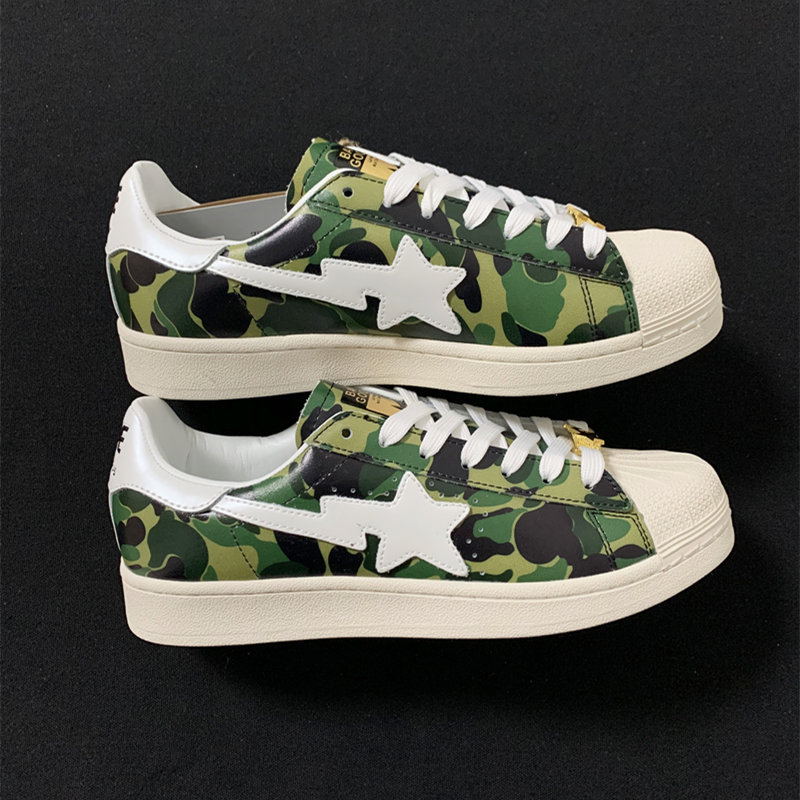 Y2K Camouflage Bapesta Sneakers - High Quality Unisex Shoes