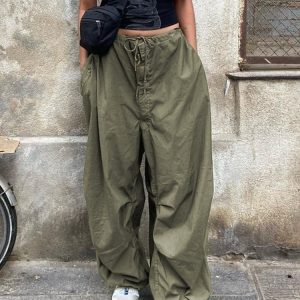 Y2K Cargo Streetwear Pants for Women