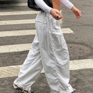 Y2K Cargo Streetwear Pants for Women