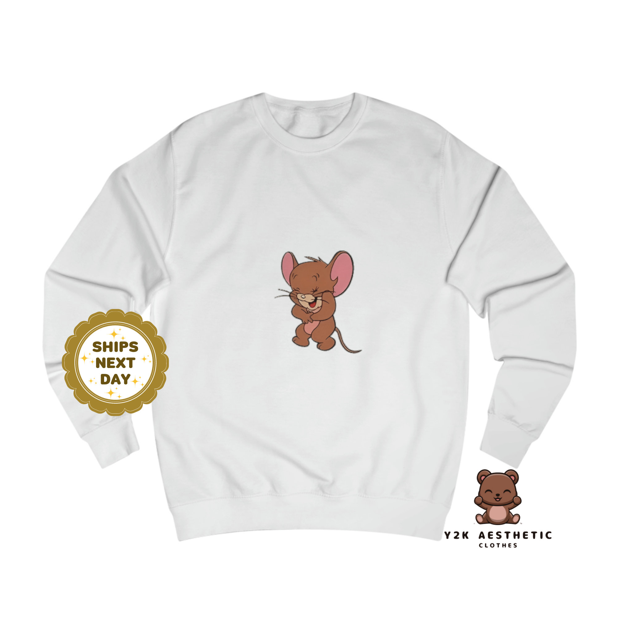 Y2K Cartoon Sweatshirt Unisex Crewneck Long Sleeve