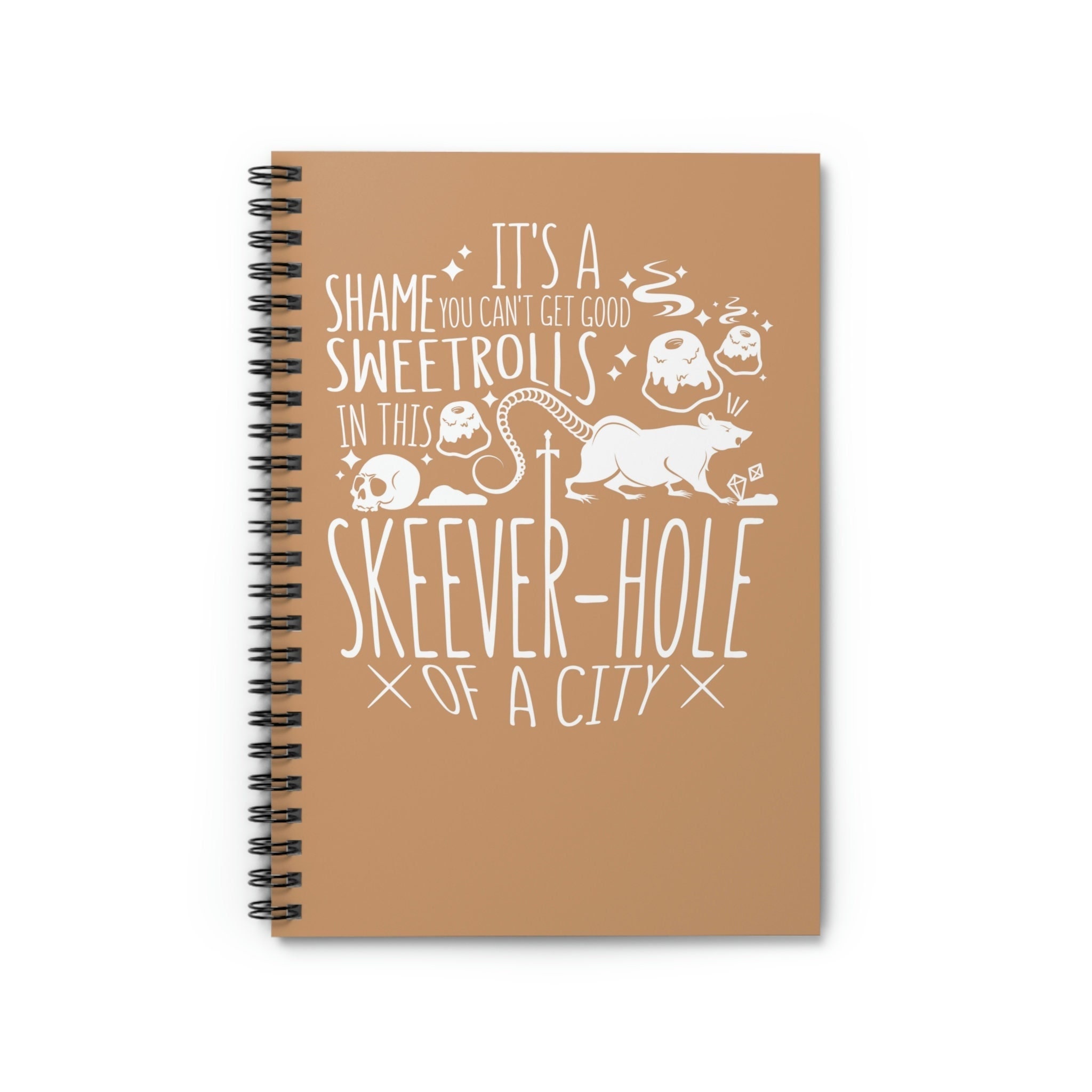 Y2K Clothing: Skeever Hole Quarts Notebook - Ruled Line