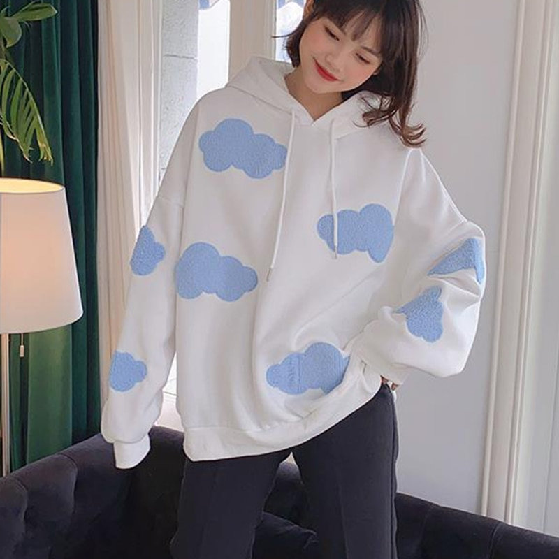 Y2K Cloud Hoodie - Kawaii Aesthetic Japanese Unisex Sweatshirt