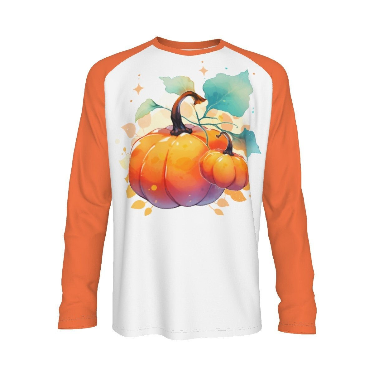 Y2K Cottagecore Fall Pumpkin Patch Raglan Shirt