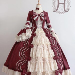 Y2K Court Lolita Dress - Gothic Cosplay Costume