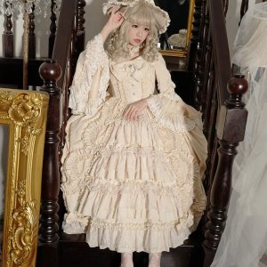 Y2K Court Lolita Dress - Gothic Cosplay Costume