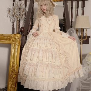 Y2K Court Lolita Dress - Gothic Cosplay Costume