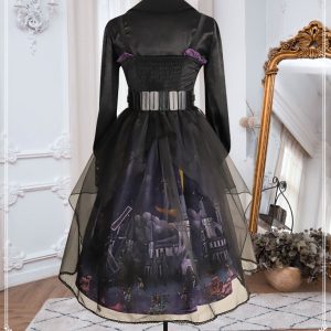 Y2K Dark Witch Lolita Gothic Princess Dress